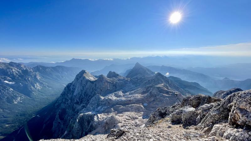Vista impresionante desde la cumbre