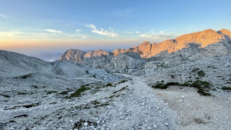 Ausblick beim Aufstieg